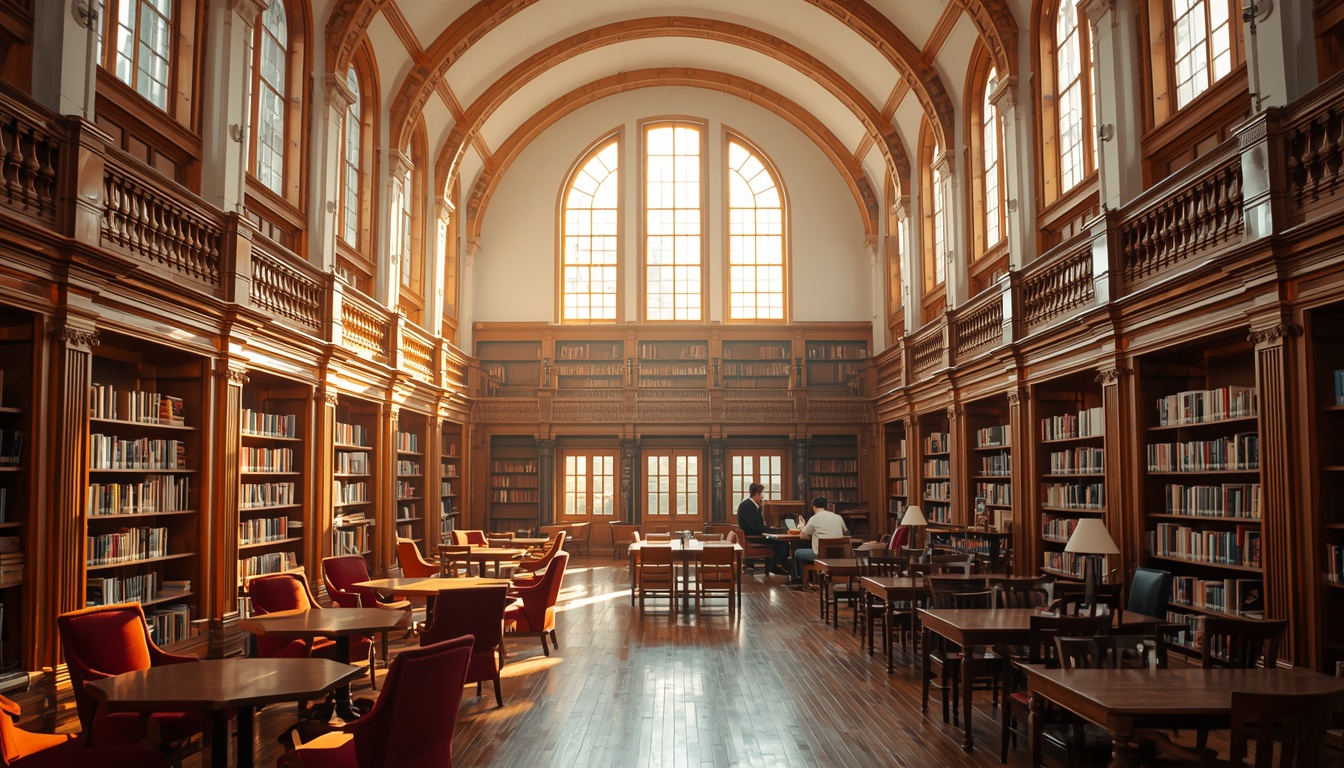 Library reading room